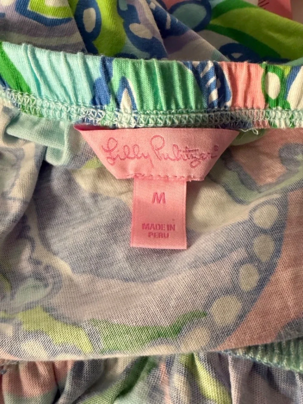 Lilly Pulitzer Windsor Strapless Dress Multi Conch Republic Pull On - Picture 5 of 7